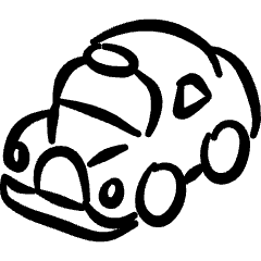 Taxi Icon from Freehand Set