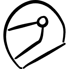 Tool Helmet Icon from Freehand Set