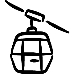 Cable Car Icon from Freehand Set