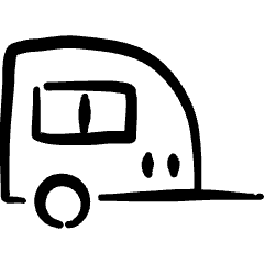 Various Trailer Icon from Freehand Set