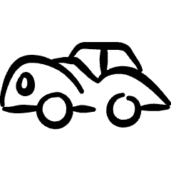 Vintage Car 2 Icon from Freehand Set