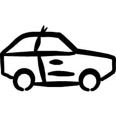 Vintage Car 6 Icon from Freehand Set