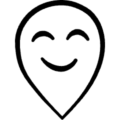 Location Smiley 1 Icon from Freehand Set