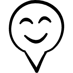 Location Smiley 2 Icon from Freehand Set