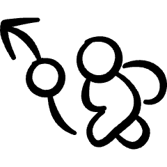 Immigration Voyage Icon from Freehand Set