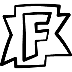 Electronic E Sport Games Fortnite 1 Icon from Freehand Set