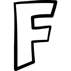 Electronic E Sport Games Fortnite Icon from Freehand Set