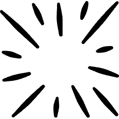 Manga Japanese Comic Effect Icon from Freehand Set