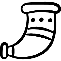 Mediaval Fantasy Animal Horn Instument War 1 Icon from Freehand Set