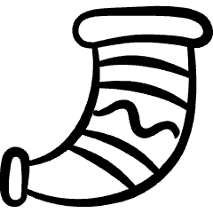 Mediaval Fantasy Animal Horn Instument War Icon from Freehand Set