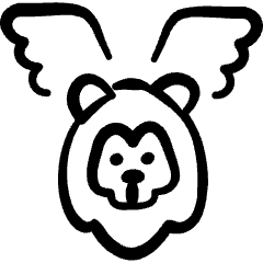 Mythology Creature Daniel Beast Winged Lion 1 Icon from Freehand Set