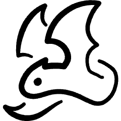 Mythology Creature Dragon 1 Icon from Freehand Set