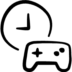 Role Playing Games Icon Uptime Ingame Time Icon from Freehand Set