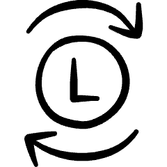 Video Games Device Rotation Control Left Analog Stick Icon from Freehand Set