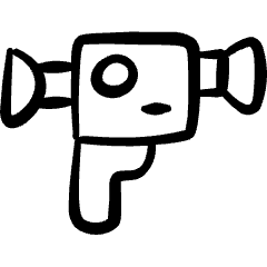 Camera Holder Icon from Freehand Set