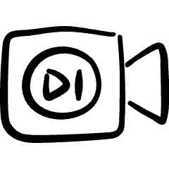 Controls Camera Next Icon from Freehand Set