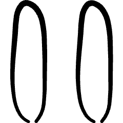 Controls Pause Icon from Freehand Set