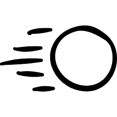 Video Edit Motion Ball 1 Icon from Freehand Set