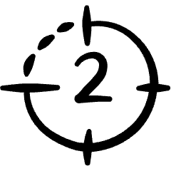 Video Edit Timer Two Icon from Freehand Set