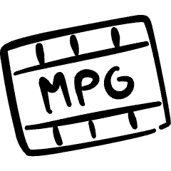 Vide Document Mpg Icon from Freehand Set
