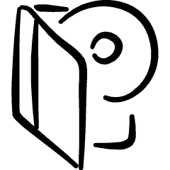 Video Player Album Icon from Freehand Set
