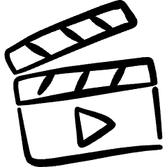 Video Player Movie 1 Icon from Freehand Set