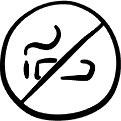 Allowances No Smoking Sign Icon from Freehand Set