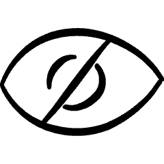 Disability Blind Icon from Freehand Set