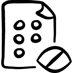 Disability Blind Read Paper Icon from Freehand Set