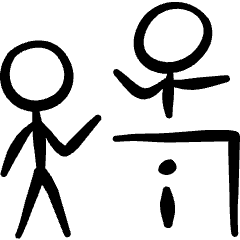 Information Desk Customer 1 Icon from Freehand Set