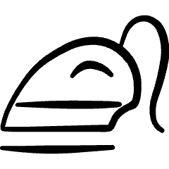 Laundry Iron Icon from Freehand Set