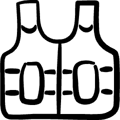 Safety Vest Icon from Freehand Set