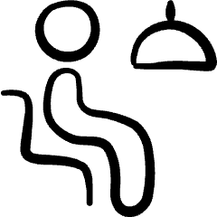 Waiting Room Lamp Icon from Freehand Set