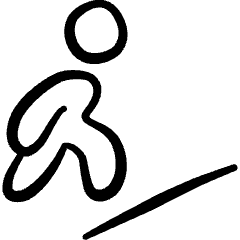 Walking Ascend Icon from Freehand Set