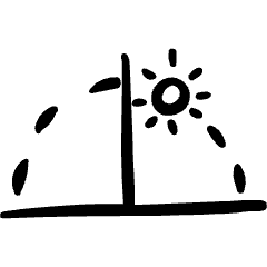 Day Afternoon Icon from Freehand Set