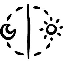 Day Night Cycle Icon from Freehand Set