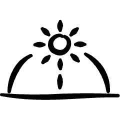 Day Noon Icon from Freehand Set