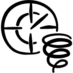 Natural Disaster Hurricane Radar Icon from Freehand Set