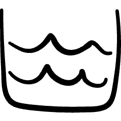 Natural Disaster Water Level Icon from Freehand Set