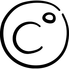 Temperature Celsius Icon from Freehand Set