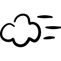 Visibility Cloud Low Icon from Freehand Set