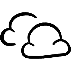 Weather Clouds Icon from Freehand Set