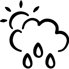 Weather Day Drizzle Icon from Freehand Set