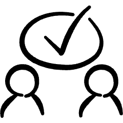 Business Management Agreement Icon from Freehand Set