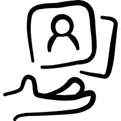 Crm Contact Management 2 Icon from Freehand Set