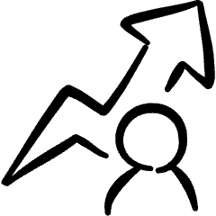 Crm Market Management Increase Icon from Freehand Set