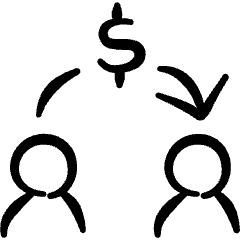 Crm Referral Tracking Icon from Freehand Set