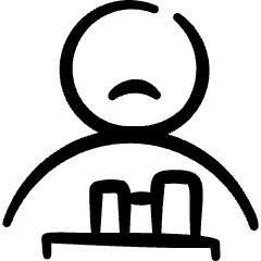 Worker Lay Off Fired User Sad Box 1 Icon from Freehand Set