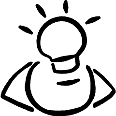 Creativity Eye Idea Icon from Freehand Set