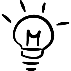 Creativity Idea Bulb Icon from Freehand Set